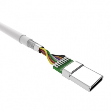 Logo trade promotional merchandise image of: Data transfer cable LK10 Type - C Quick Charge 3.0