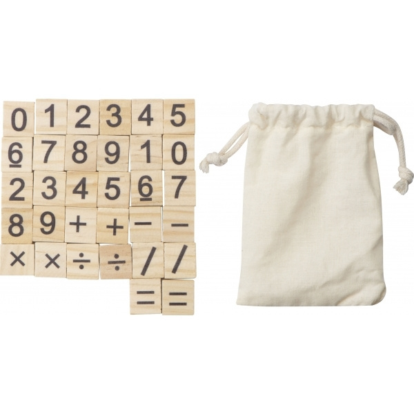 Logotrade promotional item picture of: Wooden counting game LIBEREC