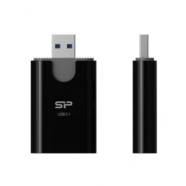 Logotrade promotional item picture of: MicroSD and SD card reader Silicon Power Combo 3.1