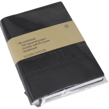 Logo trade promotional item photo of: A6 Notebook ELVERUM