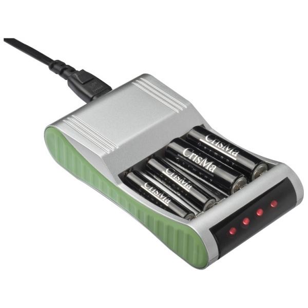 Logo trade promotional gifts picture of: Battery charger THUNDER BAY