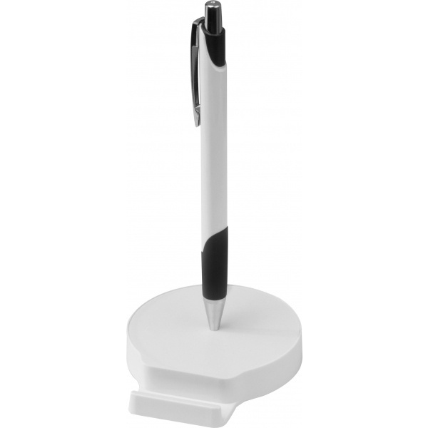 Logo trade advertising products picture of: Mobile phone holder with metal ballpen REGINA