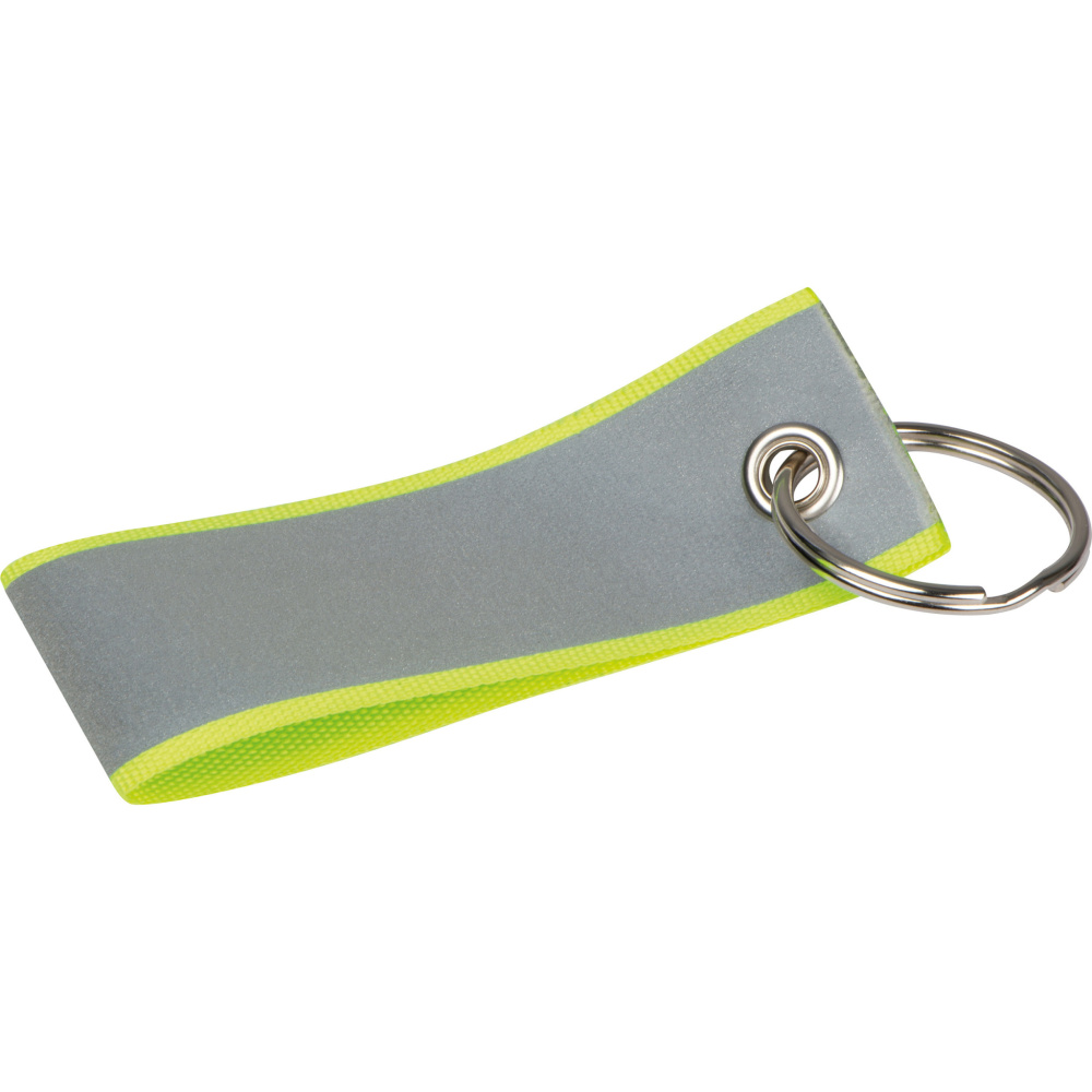 Logo trade business gift photo of: Reflective keyring