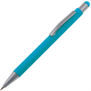 Logo trade advertising products image of: Metal ballpen touch pen soft touch SALT LAKE CITY