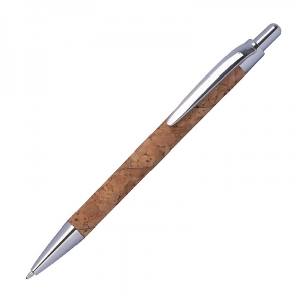 Logo trade promotional product photo of: Cork pen KINGSWOOD