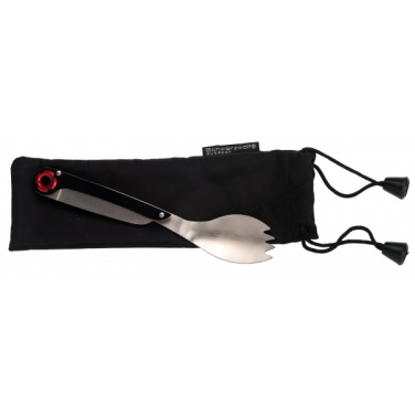 Logo trade promotional item photo of: Multifunctional spoon LATEMAR Schwarzwolf