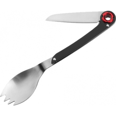 Logotrade promotional merchandise picture of: Multifunctional spoon LATEMAR Schwarzwolf