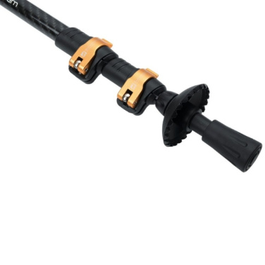 Logotrade promotional merchandise image of: Trekking poles DENALI Schwarzwolf