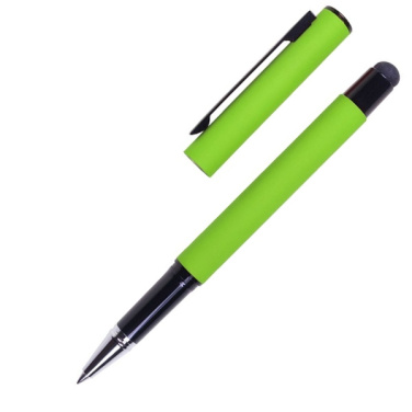 Logo trade promotional item photo of: Roller touch pen, soft touch CELEBRATION Pierre Cardin