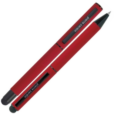 Logotrade promotional product picture of: Writing set touch pen, soft touch CELEBRATION Pierre Cardin