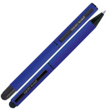 Logo trade promotional gifts image of: Writing set touch pen, soft touch CELEBRATION Pierre Cardin