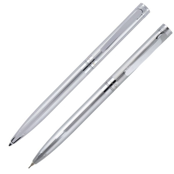 Logotrade promotional product picture of: Writing set ballpoint pen & pencil RENEE Pierre Cardin