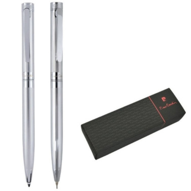 Logo trade business gifts image of: Writing set ballpoint pen & pencil RENEE Pierre Cardin