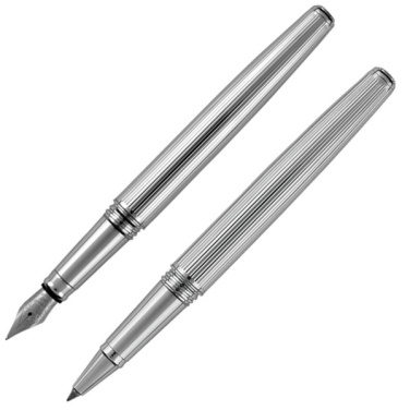 Logotrade corporate gift picture of: Writing set fountain pen & roller CHRISTOPHE Pierre Cardin