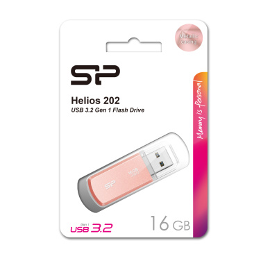 Logo trade promotional gifts image of: Pendrive Silicon Power HELIOS 202, 3.2 Gen 1, 16GB