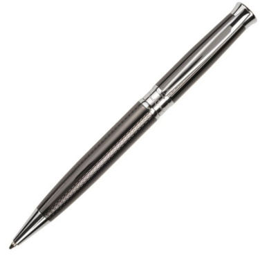 Logo trade corporate gifts image of: Metal set of ballpoint pen and roller ROI