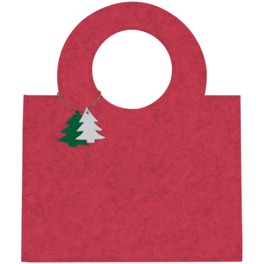 Logo trade promotional gifts image of: X-mas bag felt OSORNO