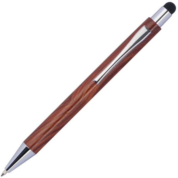 Logo trade corporate gifts picture of: Wooden ballpen BILZEN