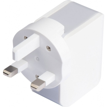 Logo trade promotional product photo of: Travel adapter ANTWERP