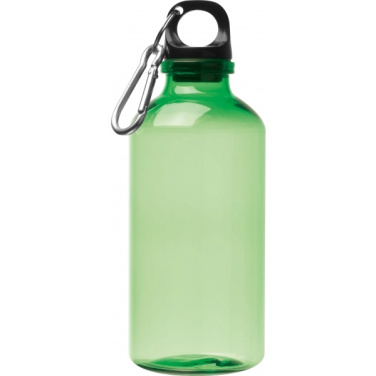 Logo trade promotional gifts image of: Recycled PRT bottle MECHELEN 400 ml