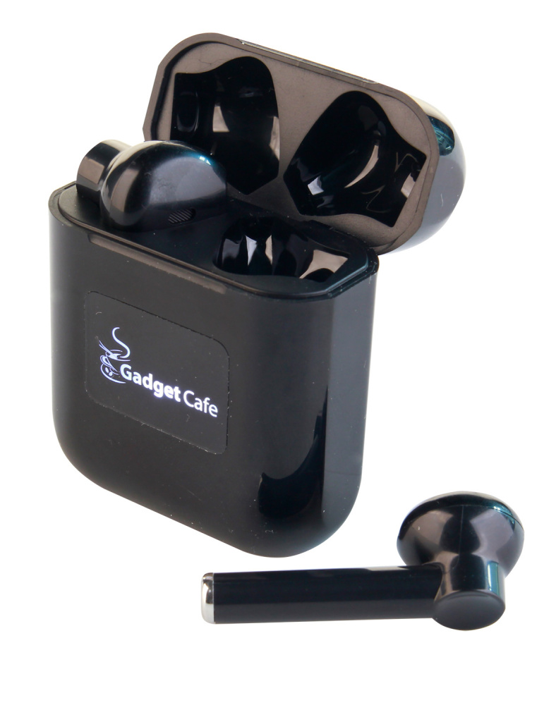 Logotrade advertising product image of: Wireless earbuds with light up logo