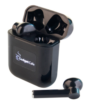 Logo trade promotional products image of: Wireless earbuds with light up logo