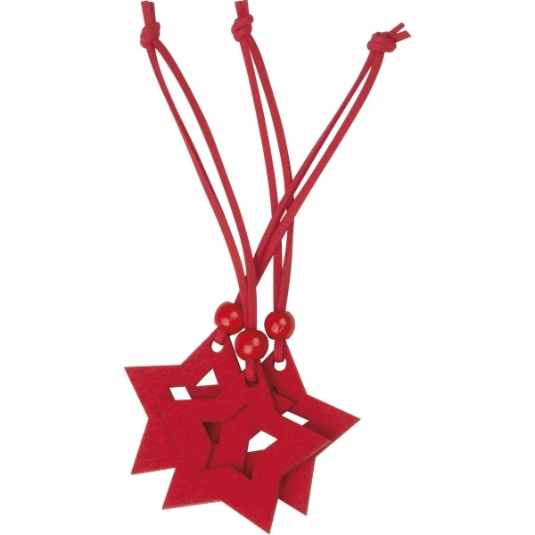 Logotrade promotional item picture of: Star pendant set ESSEN