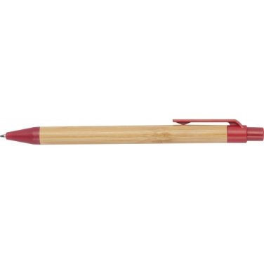 Logo trade promotional items picture of: Wheatstraw and bamboo ballpen HALLE