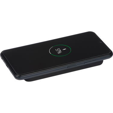 Logo trade promotional items image of: Wireless charger and powerbank 8000 mAh MILAN