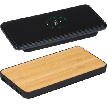 Logotrade advertising product image of: Wireless charger and powerbank 8000 mAh MILAN