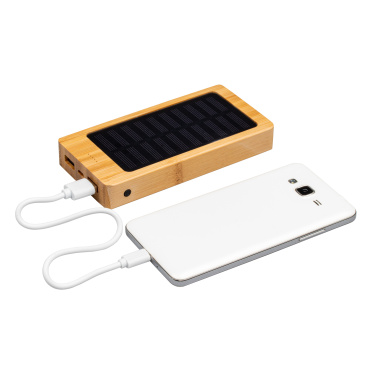 Logotrade promotional merchandise image of: Bamboo power bank BAKERSFIELD