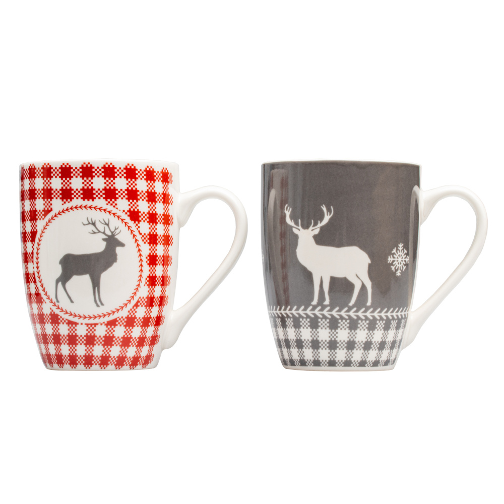 Logotrade promotional gift image of: 2 Xmas mugs ANKARA