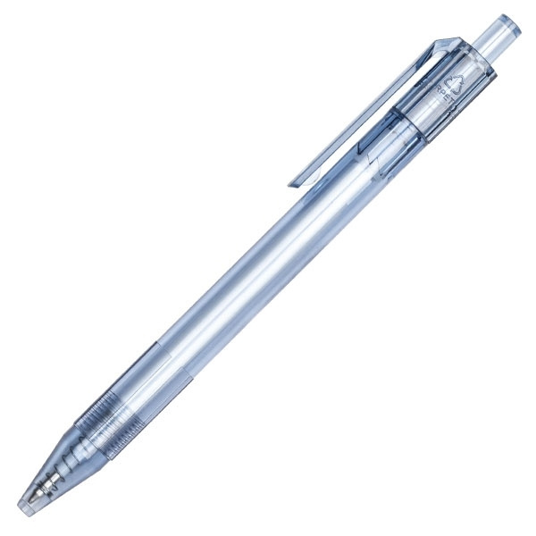 Logo trade advertising products image of: Transparent ballpen GLASGOW