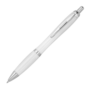 Logo trade promotional items image of: Transparent ballpen ALKEN