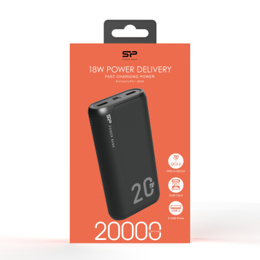 Logo trade corporate gifts picture of: Power bank Silicon Power QS15 20000 mAh