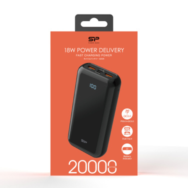 Logo trade corporate gifts picture of: Power bank Silicon Power QS28 20000 mAh