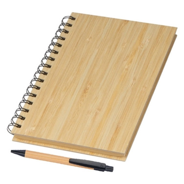 Logo trade corporate gifts image of: A5 notebook PISA