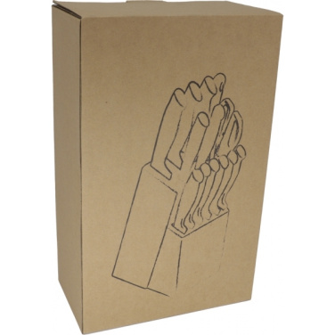 Logo trade promotional items image of: Knife block BERLIN