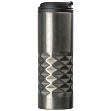 Logotrade promotional giveaway image of: Thermal stainless steel mug SANTANDER 500 ml