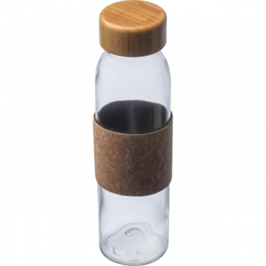 Logotrade promotional item image of: Glass bottle SKOPJE 500 ml