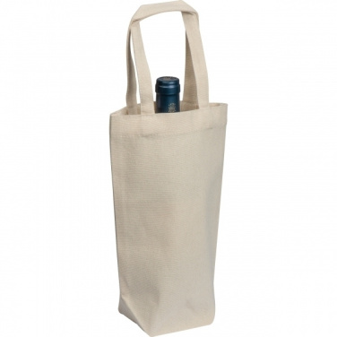 Logo trade promotional merchandise image of: Cotton wine bag NICE