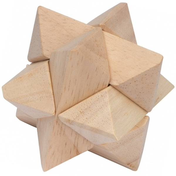 Logotrade promotional product picture of: Wooden puzzle TOULOUSE