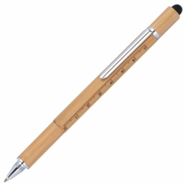 Logo trade advertising products image of: 6in1 multifunctional pen COIMBRA