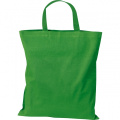 Cotton bag with short handles BREGENZ, green