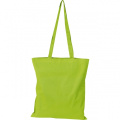 Cotton bag with long handles COPENHAGEN, light green