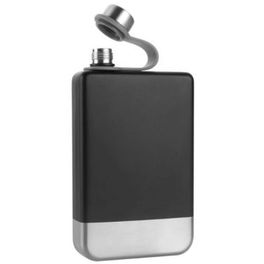 Logotrade promotional giveaway picture of: Hip flask set TAHAT Schwarzwolf