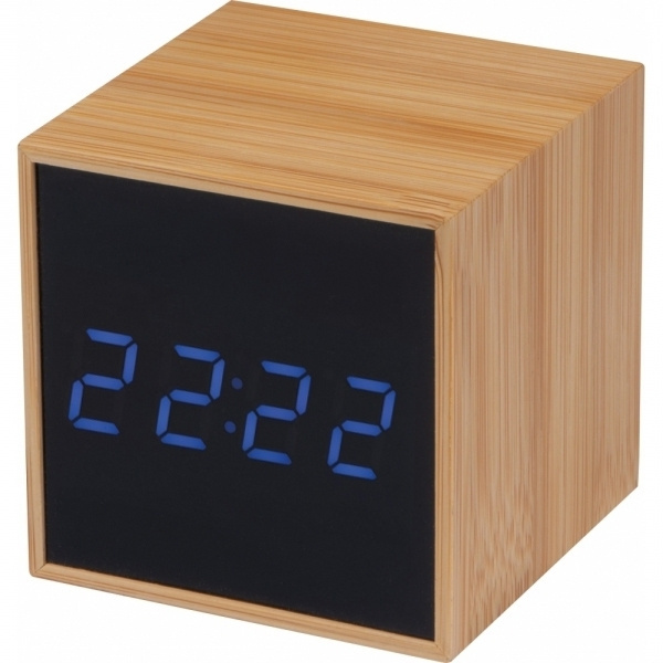 Logo trade promotional items image of: Desk clock CHARLESTON