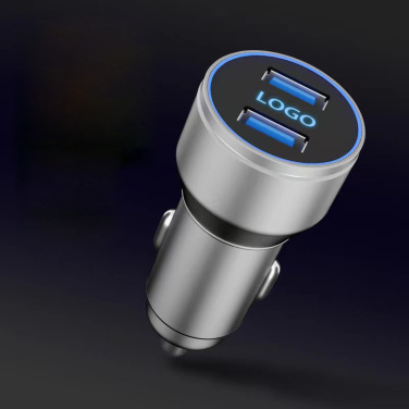 Logotrade corporate gifts photo of: Car charger with enlighted logo for engraving