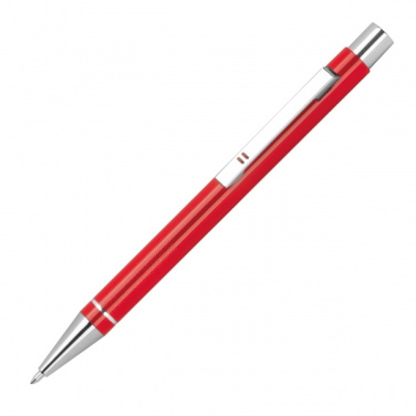 Logo trade promotional giveaway photo of: Metal semi gel ballpoint Pen ALMEIRA