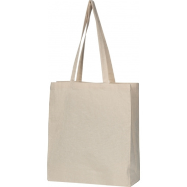 Logotrade corporate gift image of: Organic cotton bag with bottom fold INNSBRUCK